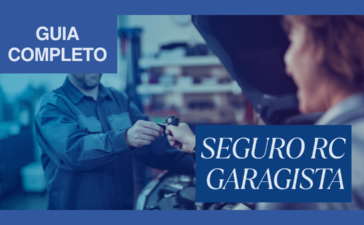 Profissional de oficina entregando as chaves de um carro a um cliente, representando o seguro RC Garagista